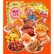 盐津铺子辣卤零食大礼包【约70包】