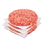 百里炙 国产谷饲牛肉饼1.2kg 12片装 儿童早餐汉堡牛肉饼生鲜牛肉半成品