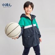 Souhait 水孩儿 儿童摇粒绒厚风衣外套