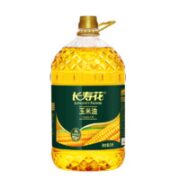 长寿花 玉米油6.08L非转基因压榨一级玉米胚芽植物油食用油桶装 1件装