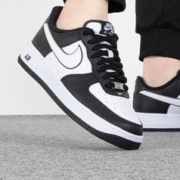 NIKE 耐克 男鞋滑板鞋 Air Force1AF1黑白熊猫空军一号低帮板鞋 DV0788-001