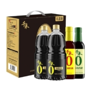 88VIP:千禾酱油放心礼盒1.28L*2+500ml*2生抽料酒香醋酿造调味品箱装