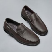 11日10点：YEARCON 意尔康 男士一脚蹬皮鞋