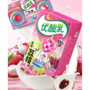plus会员、需首购：伊利 优酸乳贵妃荔枝味250ml*24盒/箱 乳饮料 礼盒装