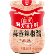 PLUS会员：海天 调味酱 辣椒酱 锦上鲜蒜蓉辣椒酱料 230g 中华老字号
