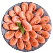17日20点、plus会员：鲜京采 北极甜虾1.5kg/盒 23年新虾 90/120规格 MSC