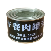 京东试用、需首购、plus会员: 金食品 军标午餐肉罐头 500g