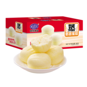 港荣 蒸蛋糕早餐食品整箱营养早餐糕点小面包食品饼干蛋糕 奶香味480g*2