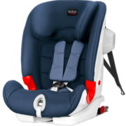 宝得适（BRITAX）儿童安全座椅isofit接口 百变骑士 适合约9个月-12岁月光蓝
