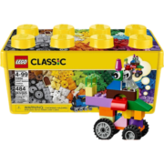 【保税直发】LEGO乐高经典创意系列积木盒益智积木拼装玩具男孩女孩成人新年礼物4-9岁+儿童玩具 10696 创意积木盒-中号
