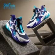 361° 悍将 儿童旋钮扣篮球鞋 N72331111-3