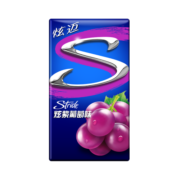 炫迈（Stride）无糖口香糖片装 休闲零食糖果清新口气 炫紫葡萄味28片50.4g
