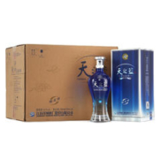 YANGHE 洋河 天之蓝 蓝色经典 绵柔浓香型白酒 52度 375mL 6瓶 整箱装