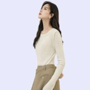 对白肌理感针织毛衣 女款多尺码自选