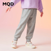 MQD 女童针织裤 浅麻灰 120