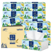 plus会员：Breeze 清风 抽纸 花萃320张18包 80抽