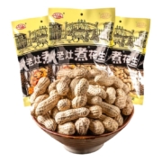 老灶煮 带壳五香咸干花生 下酒菜 100G*5袋