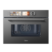 美的（Midea）微霸R6蒸烤箱一体机嵌入式微蒸烤炸炖5合1 55L大容量双彩屏家用蒸烤箱搪瓷内胆脱脂微蒸烤炸GR6 【行业领航】脱脂微蒸烤炸