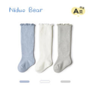 niduo bear 尼多熊 婴儿长筒袜秋冬棉袜新生儿高筒过膝袜毛圈加厚宝宝长袜不勒