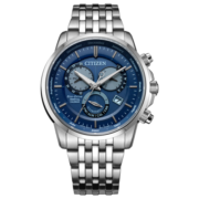 西铁城（CITIZEN）手表男日韩表光动能三眼表盘钢带商务时尚礼物BL8150-86L