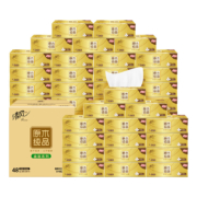 清风 抽纸 原木金装 3层100抽*48包/箱