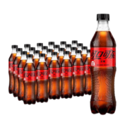 可口可乐（Coca-Cola）  无糖可乐500ml*24瓶