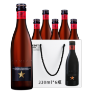 艾帝达姆西班牙进口 精酿啤酒小麦白啤4.8度 年货节日送礼自饮礼盒啤酒 330mL 6瓶 礼盒装 小星