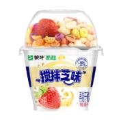 plus会员、需首购:蒙牛（MENGNIU）搅拌奶酪杯 草莓味