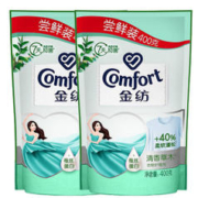 Comfort 金纺 草木衣物护理柔顺剂400ml/g*2补充装
