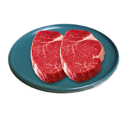 农夫好牛谷饲进口黑安格斯原切西冷眼肉雪花牛排套餐200g*5片