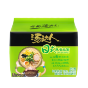 再降价、PLUS.会员：统一 汤达人 日式豚骨拉面 125g*5袋装