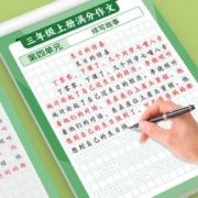 3-6年级满分作文练字帖小学生专用字帖三年级四五六年级上册下册语文字帖练字每日一练满分好词好句优美句子积累钢笔硬笔书法临摹