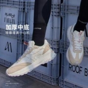 LI-NING 李宁 方圆92休闲鞋女冬季运动时尚系列舒适防滑经典休闲鞋AGCS164