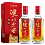 京豆百亿补贴：泸州老窖 浓香型白酒 泸州老窖特曲 52度 500mL 2瓶 特曲双支装
