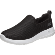 斯凯奇（Skechers）男鞋休闲鞋 一脚蹬舒适透气网面鞋 简约百搭健步鞋54600 黑色/白色/54600-BKW 41