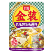 再补货、需首购: 厨邦  金奖老坛酸菜鱼调料 350g
