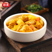 Plus会员:谷言 预制菜 日式咖喱鸡丁料理包220g*4件