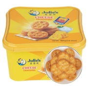 plus会员：茱蒂丝（Julies）马来西亚进口 乳酪饼干400克/盒*4件