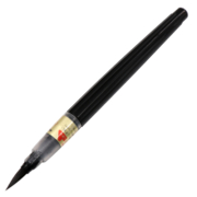 派通（Pentel）科学毛笔 中楷书法软毛笔练字书写 可换芯毛笔 XFL2L 黑色