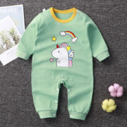 豫娃双飞 宝宝爬服长袖哈衣