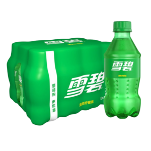 再降价plus会员可口可乐cocacola雪碧sprite柠檬味碳酸饮料300ml12瓶2