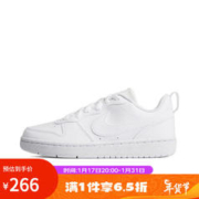 NIKE 耐克 滔搏运动）耐克男大童COURT BOROUGH LOW RECRAFT BG复刻鞋 DV5456-106 38.5