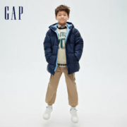 Gap 盖璞 儿童保暖发热连帽夹克羽绒服