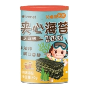 艾唯倪（ivenet）海苔夹心脆 芝麻味40g