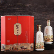 泸州老窖 52度 浓香型白酒 500mL 2瓶 泸州传奇礼盒
