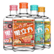 江小白 果立方果酒168ml*4瓶多口味装蜜桃味白葡萄味微醺果汁酒