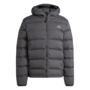 adidas 阿迪达斯  550蓬保暖连帽鸭绒羽绒服 黑色