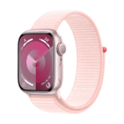 14日0点开始：苹果 Apple Watch Series 9 41mm 铝金属表壳+亮粉色回环运动表带