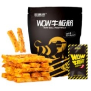 Plus会员:桂青源 WOW 厚切手撕牛板筋 300g*4件 香辣味