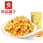 再降价、PLUS会员：良品铺子 蛋奶脆华夫 105g*18件